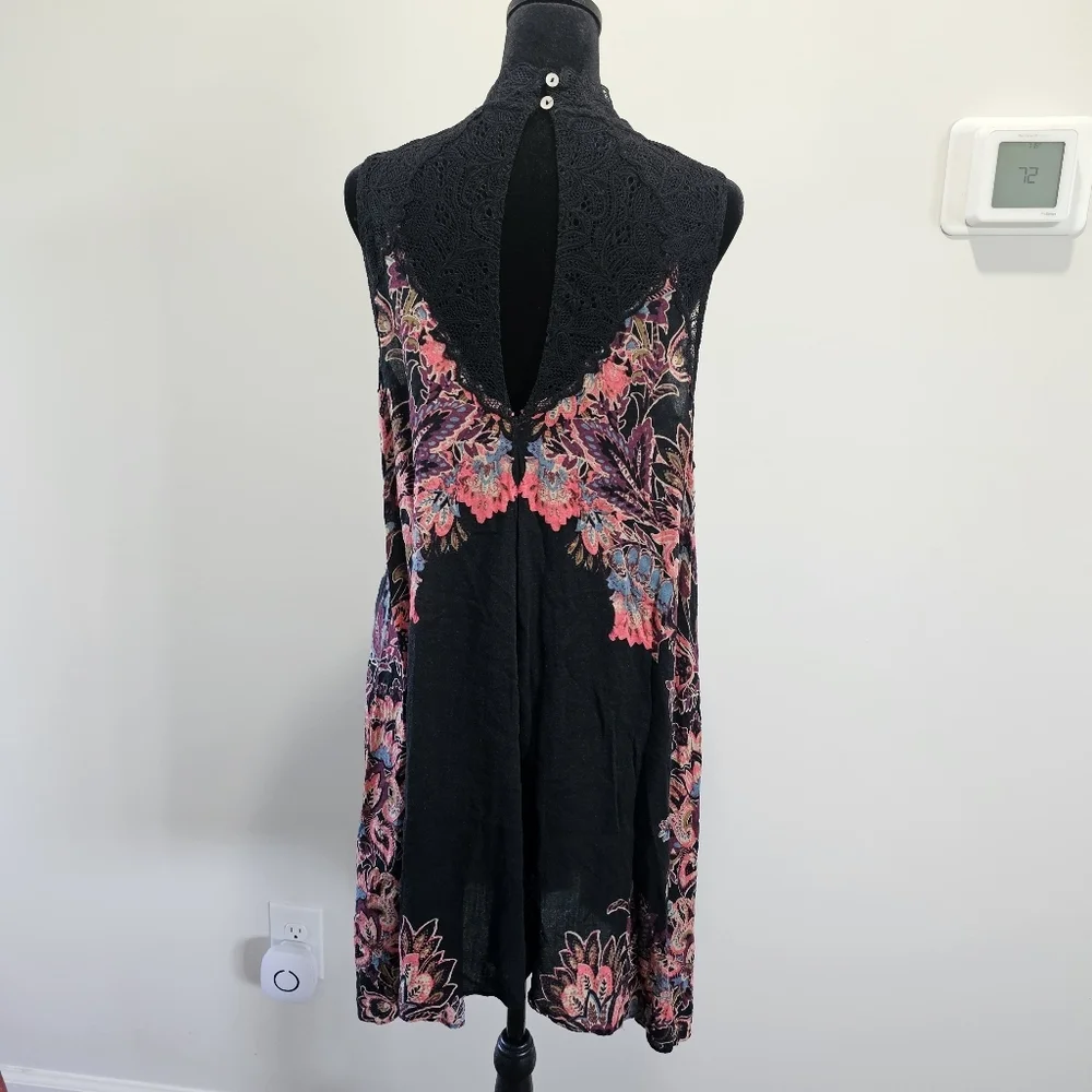 Intimately Free People Marsha Trapeze Swing Slip  Dress Size Medium Whimsigoth - Picture 6 of 12
